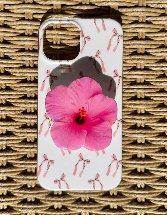 Pink Hibiscus Adhesive